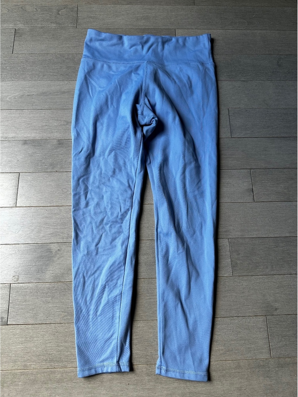 Jockey Women's Light Blue Activewear Gym Workout Leggings Yoga Pants Size M